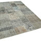 Tapis oriental surteint noué à la main 170 cm x 240 cm tapis patchwork gris