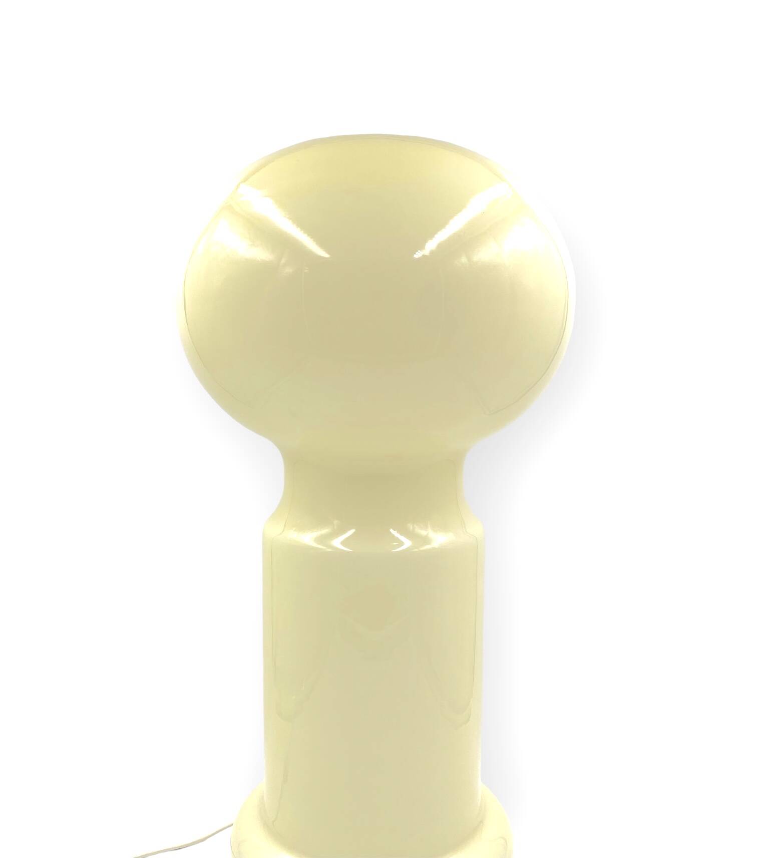 Space Age rare monumental Murano glass table lamp, Vistosi, 1960s