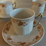 Porcelain cups UC Limoges, series of three
