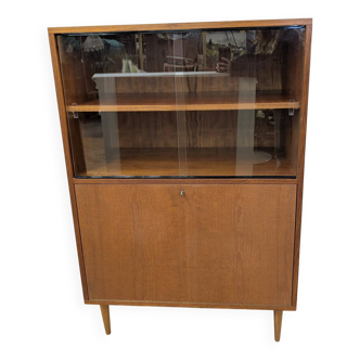Scandinavian glass bookcase
