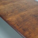 Large Oval Dutch Rustic Farmhouse Teak Dining Table