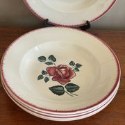 5 Bagatelle Digoin soup plates