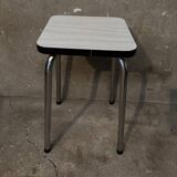 White Formica stool