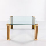 Glass coffee table design by Peter Ghyczy 1970s model T14