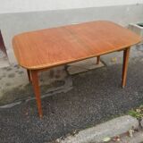 Vintage table with built-in extension