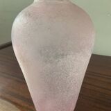 Vintage “Scavo” vase in glass paste