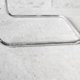 Pair of chairs cesca B32 black by Marcel Breuer