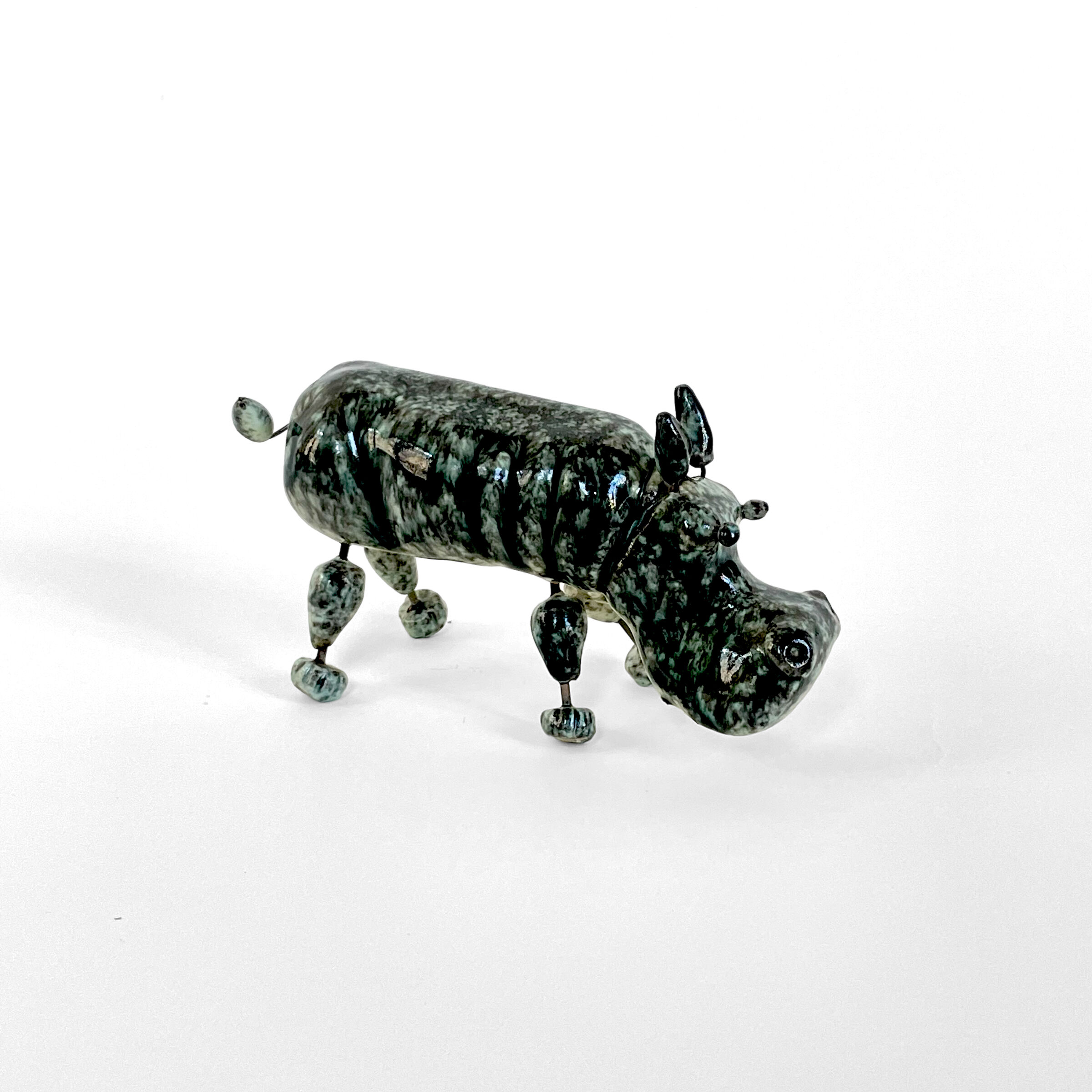 Ceramic figurine of Accolay, France, 1960