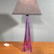1950 glass lamp