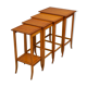 Edwardian satinwood quartetto nest of tables
