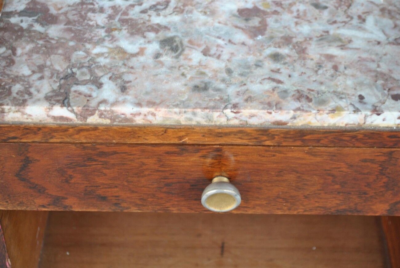 Nightstand lyre Deco 1930