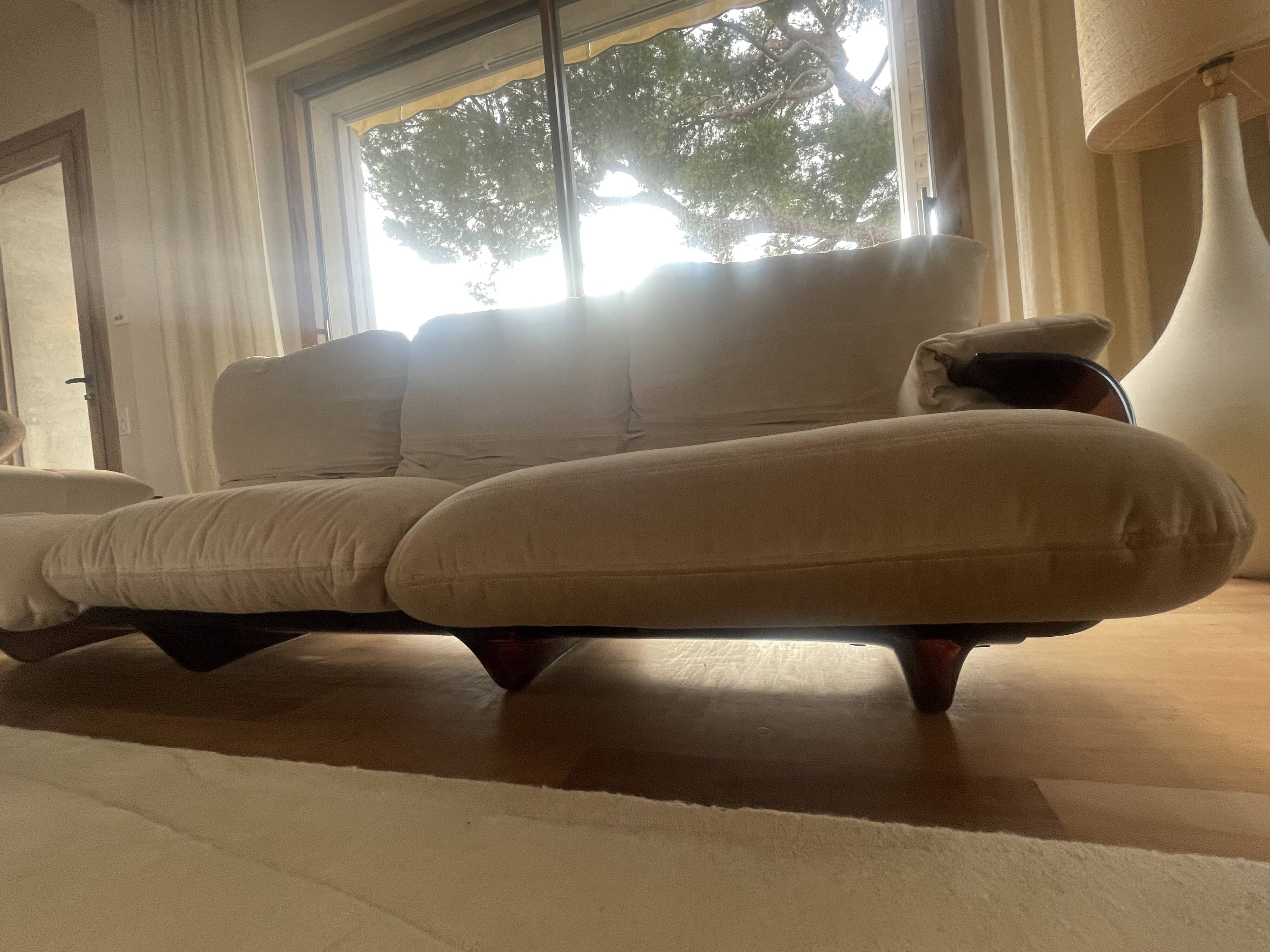 3-SEAT SOFA MICHEL DUCAROY LIGNE ROSET YEAR 70