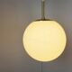 Vintage pendant light by Glashutte limburg, 1970s