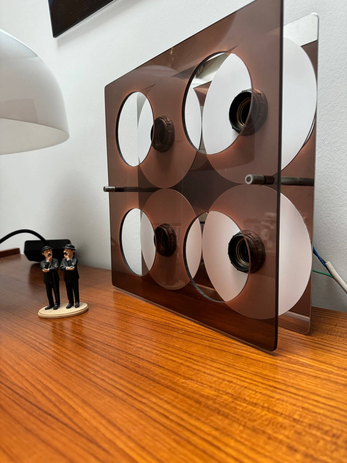 Applique Vintage 4 Feux Jocelyne Trocmé Oxar Modèle Disco