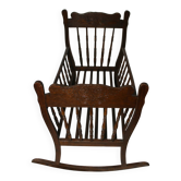 Late 19th style century oak cradle