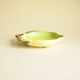 Lemon Barbotine Plate – Yellow Green Bowl – Mediterranean Dish
