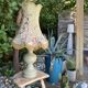 Vintage lamp 🌸 floral / naturalist lampshade
