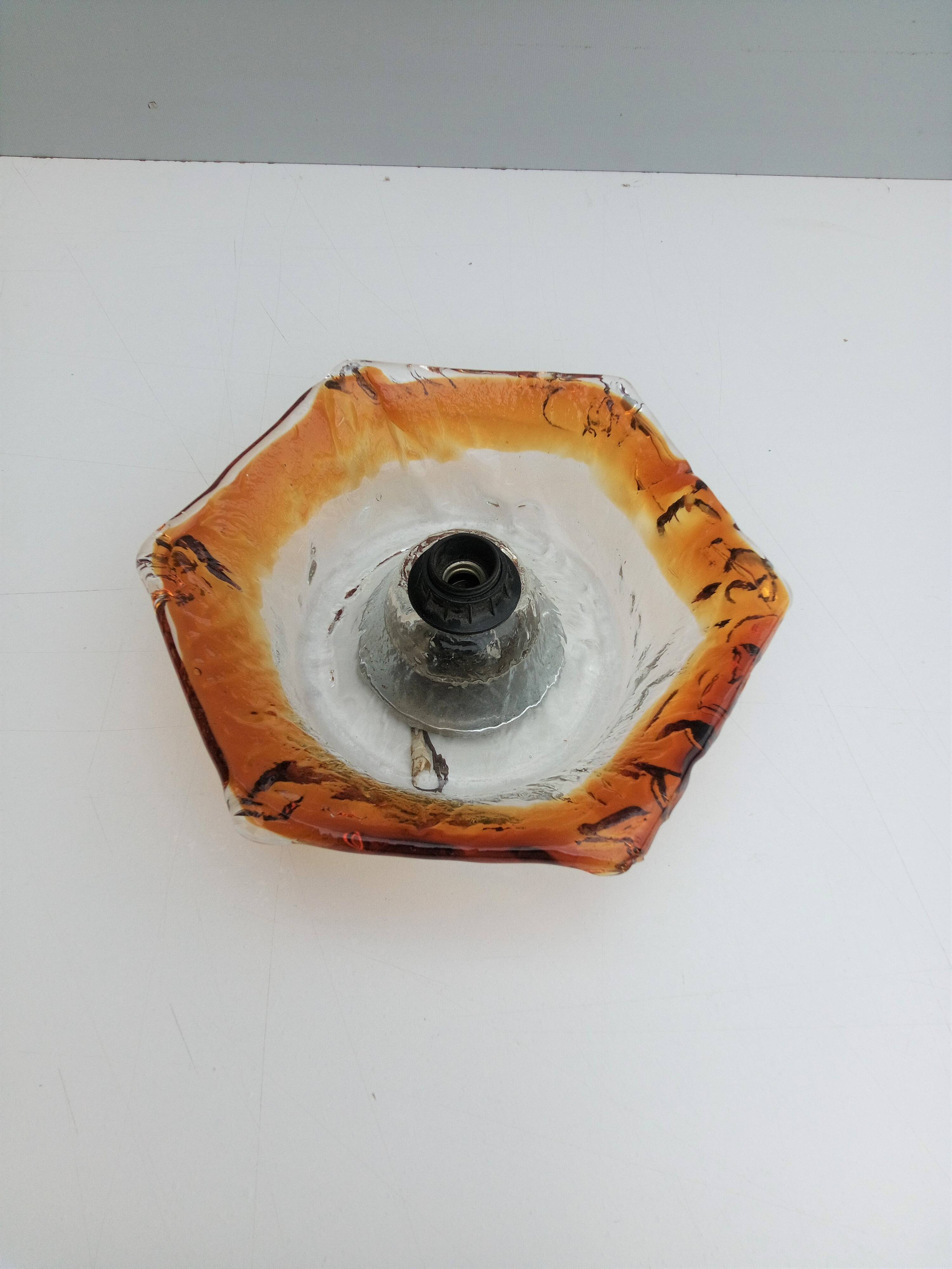 Applique en verre de Murano, 1970