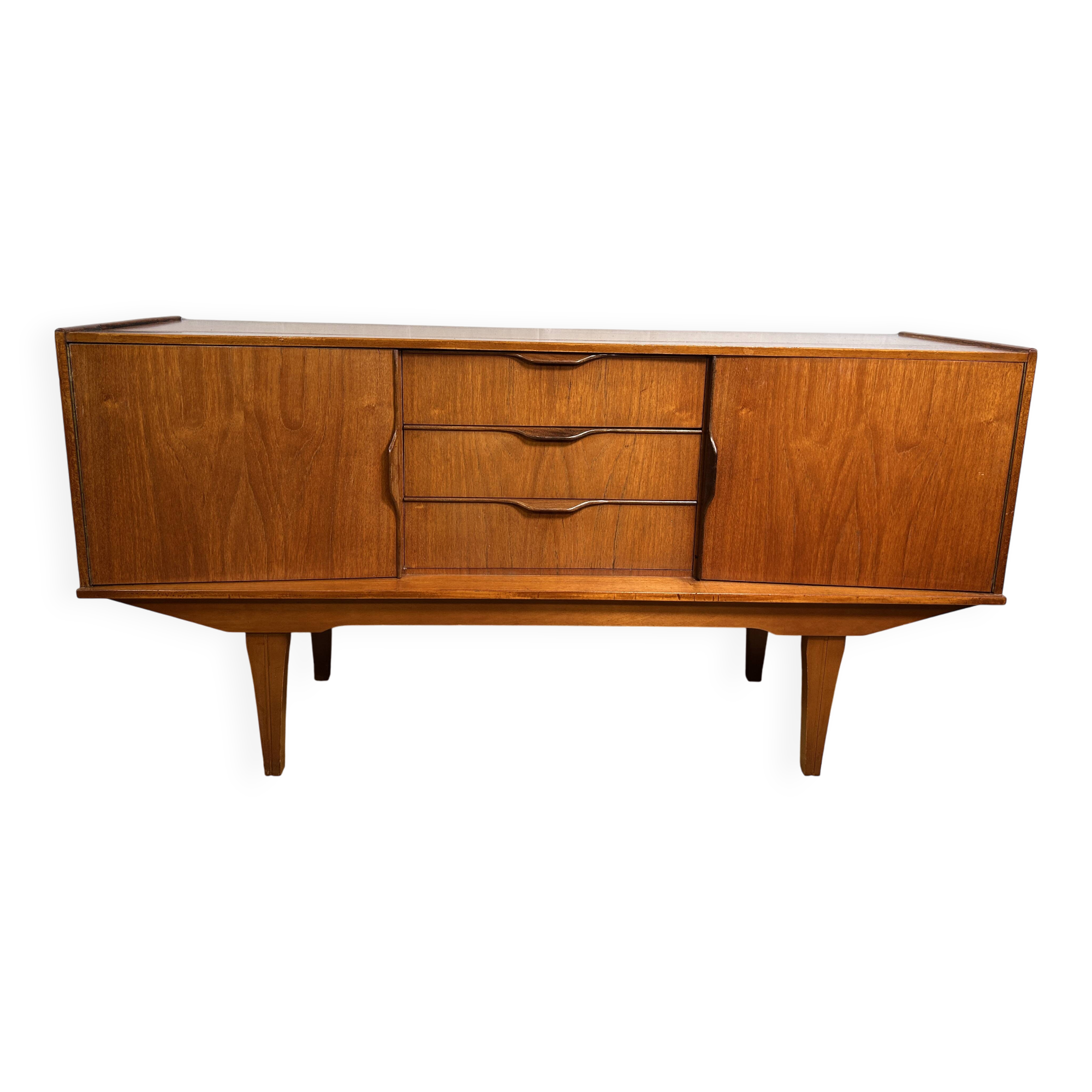 Small Mid-Century Retro Vintage Teak Sideboard – 1960