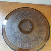 Suite de 12 assiettes et un plat art déco
