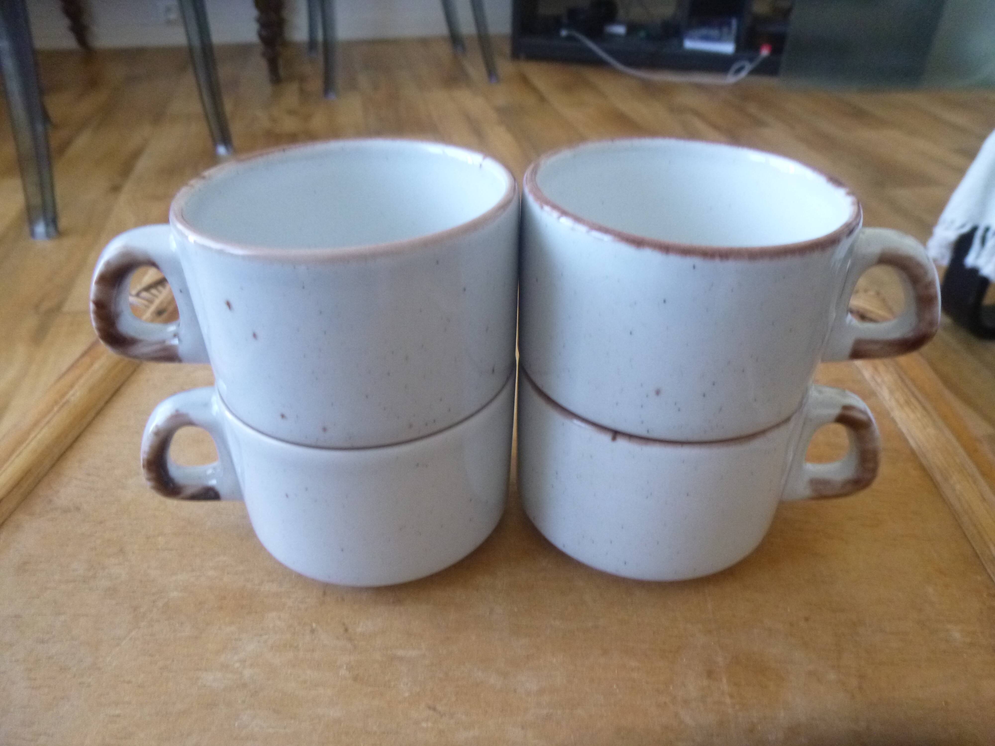 Sarreguemines coffee cups