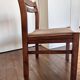 Set of 4 vintage solid wood chairs
