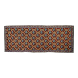 Anatolian handmade kilim rug 260 cm x 99 cm