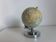 Antique French terrestrial globe – Chrome Art Deco base – Circa 1930 – Cart