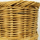 Rattan & bamboo bottle basket