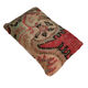 Vintage turkish rug cushion cover, 30 x 50 cm