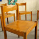 Série de 6 chaises, France 1960