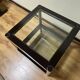Modern coffee table with glass shelves, 1970s