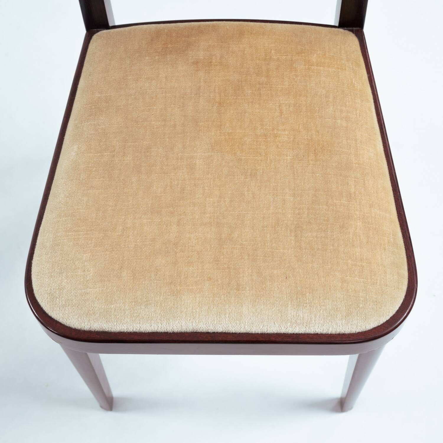 Thonet High Back Velvet Chairs No. 567 by Otto Prutscher