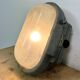 Grey Industrial Cast Iron Wall Light from Elektrosvit, 1960s