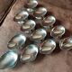 Set of stainless steel spoons