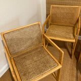 6 cannate chairs