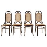 Chaises Thonet, modèle 207, ensemble de quatre