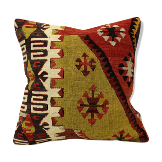 45x45 cm kilim cushion,vintage cushion cover