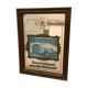 Miroir illustration rolls royce ancienne voiture