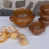Ceramic onion soup set