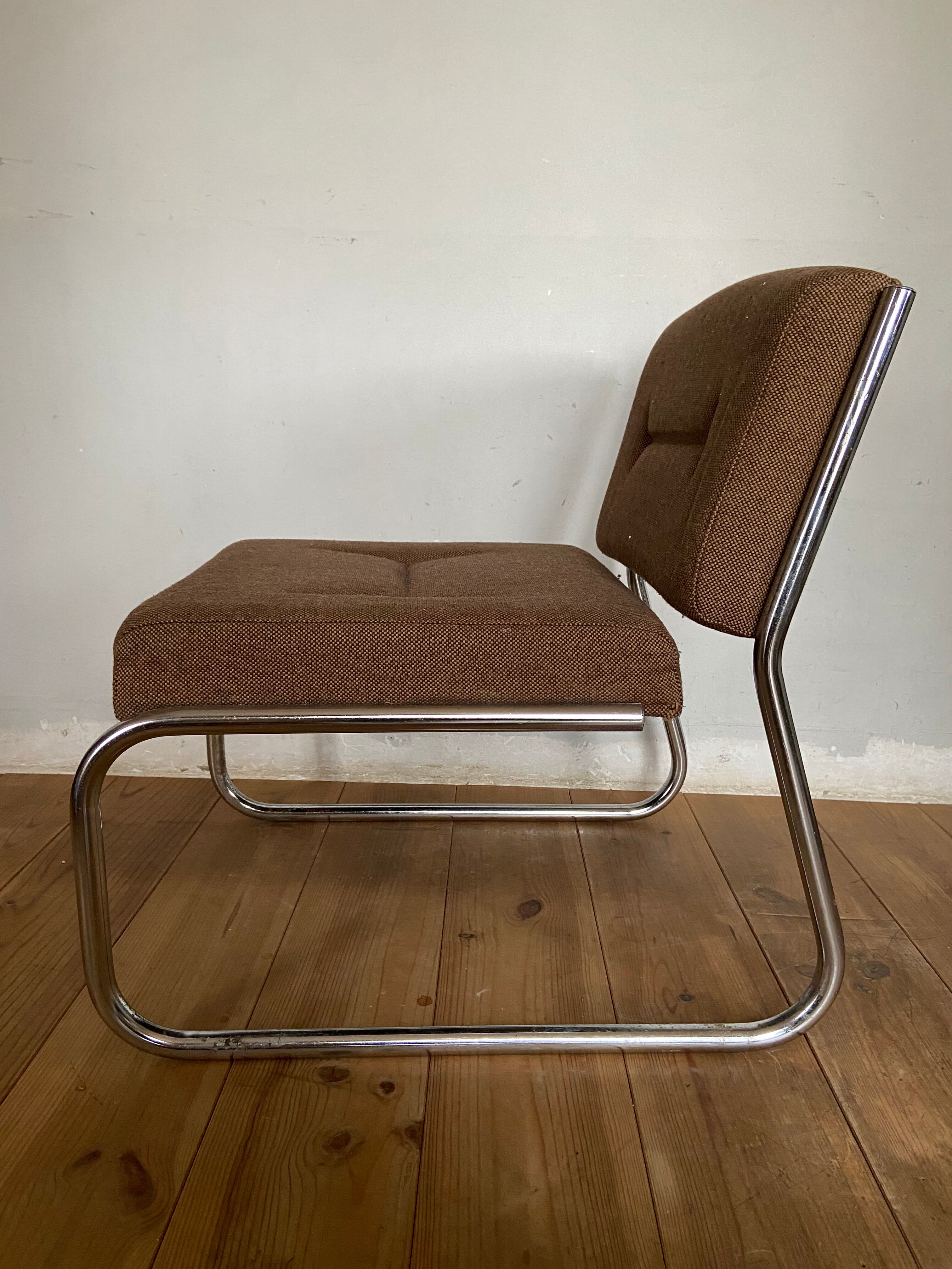 Pair of vintage chrome heaters 60s design