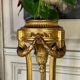 Louis XVI style planter in carved and gilded wood circa 1900