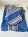 Large tablecloth and 11 vintage Basque indigo blue napkins