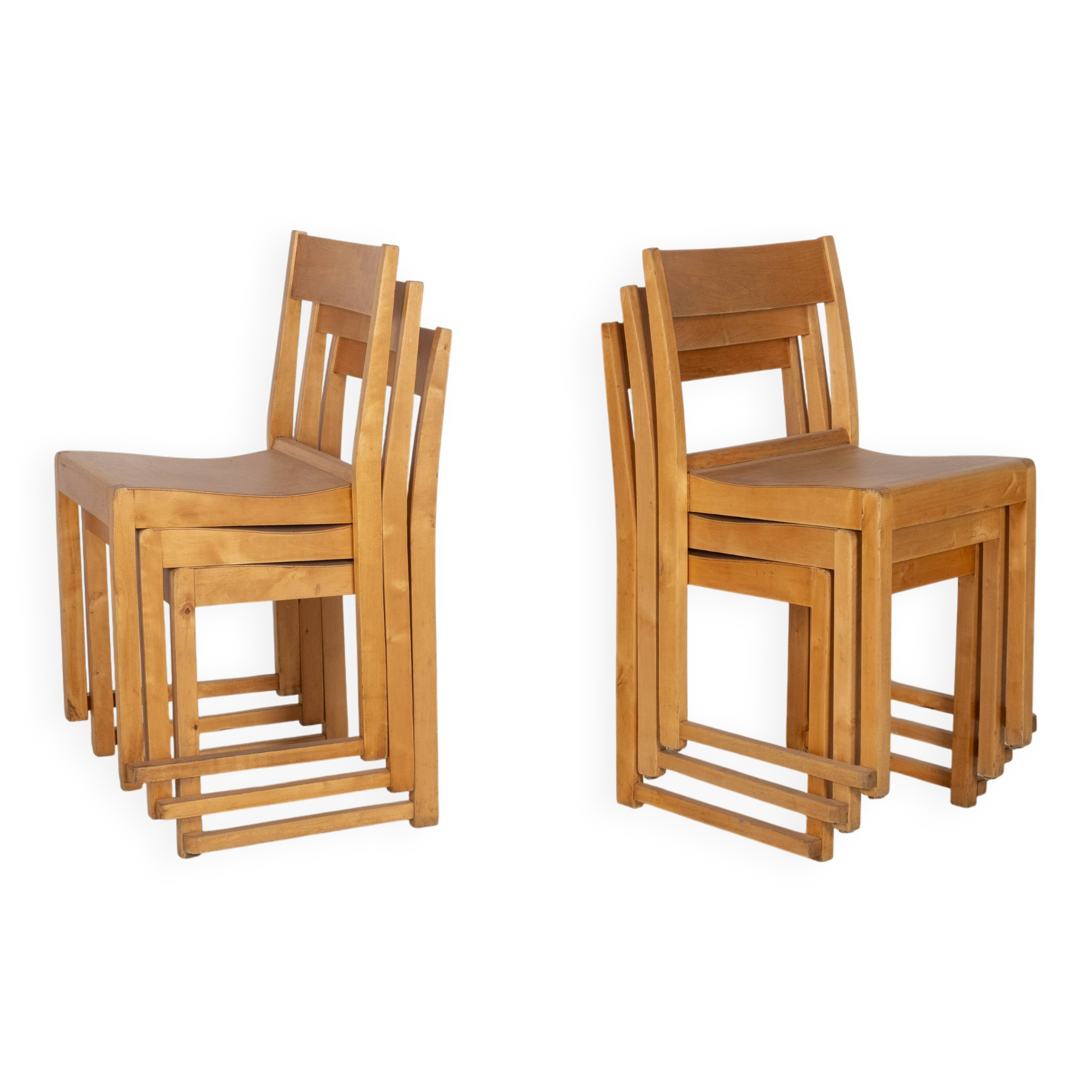 6x Sven Markelius Orchestra Chairs
