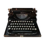 Oven Portable Banker Underwood typewriter