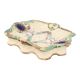 Antique French Majolica Earthenware Asparagus Plate, 19th Century