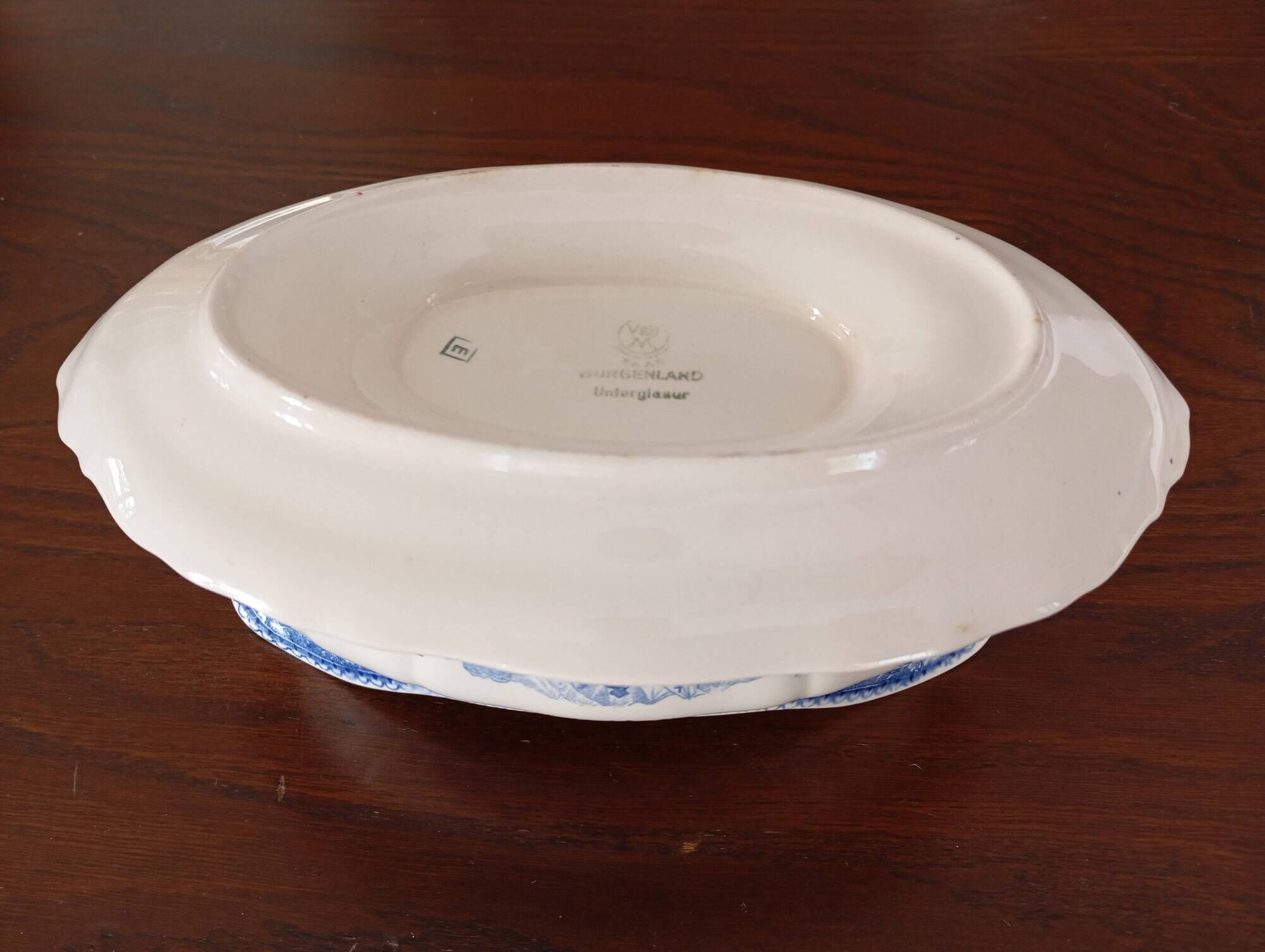 Saucière 'Burgenland' bleu Villeroy & Boch Mettlach