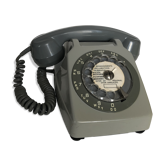 Phone handset two-tone gray mouse