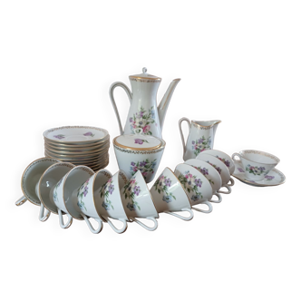 Coffee service porcelain of Aquitaine