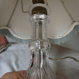 Lampe en cristal taillé